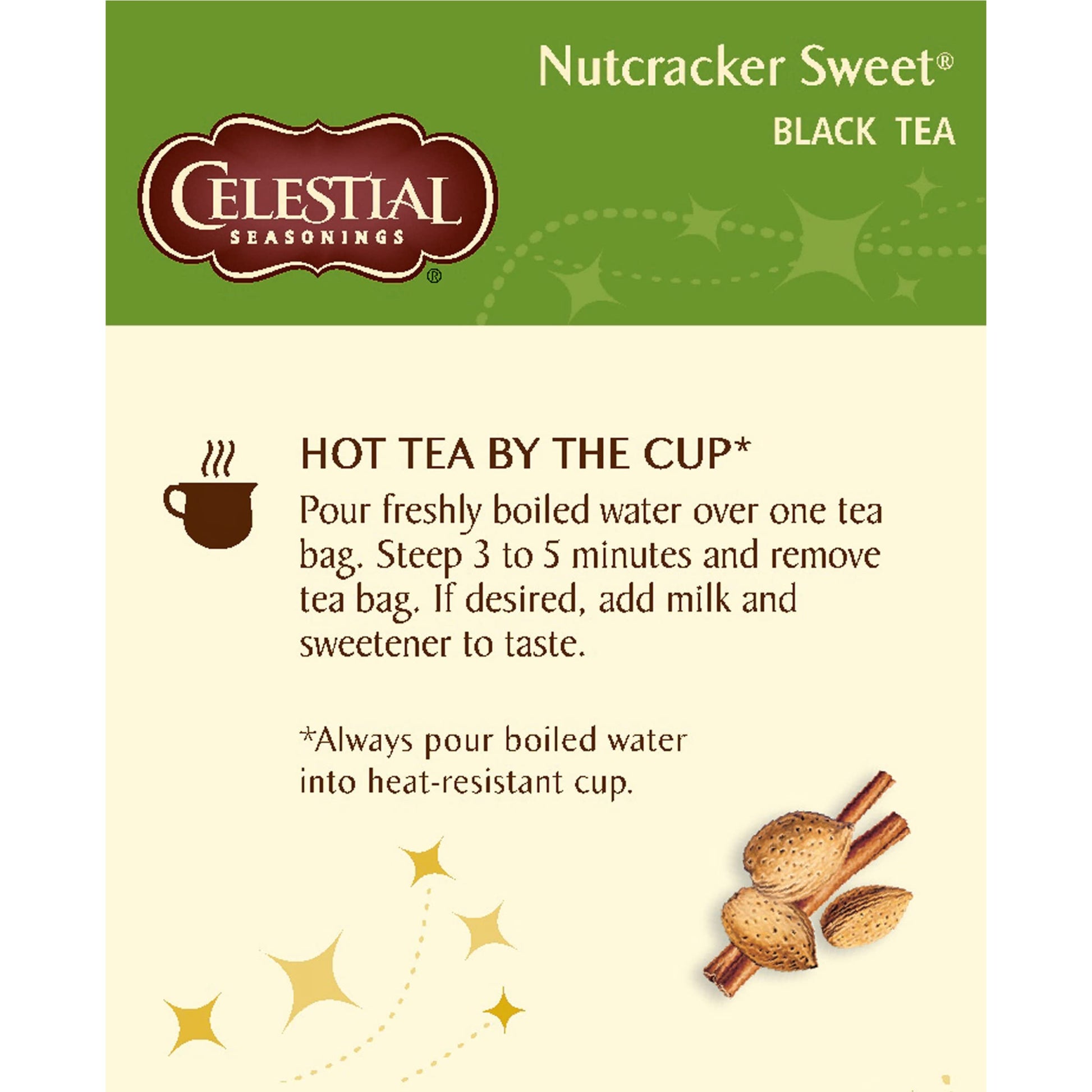 Product image of Celestial Seasonings Black Tea Nutcracker Sweet 18 ct Pack of 6