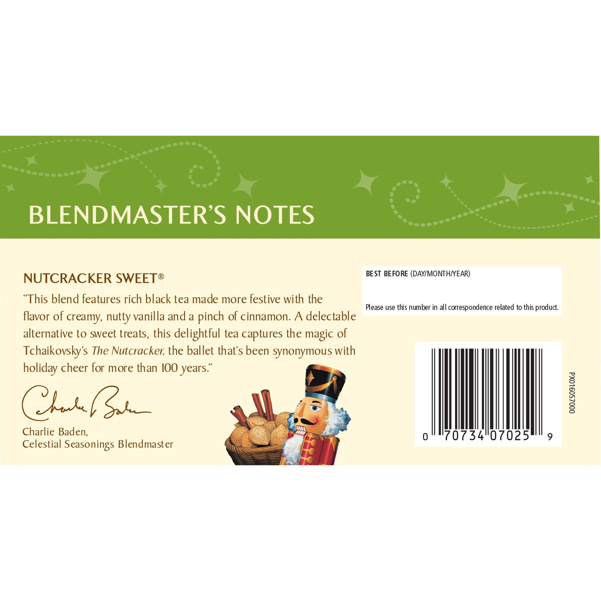 Product image of Celestial Seasonings Black Tea Nutcracker Sweet 18 ct Pack of 6