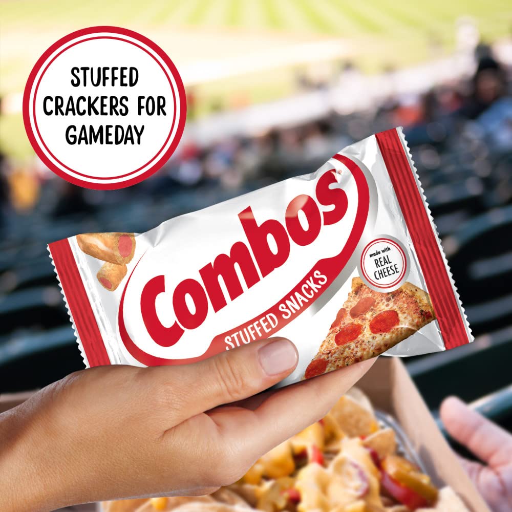 Product image of Combos Pepperoni Pizza Cracker Baked Snacks Bags 18 ct 1.7 oz 1.7 oz Pack of 2