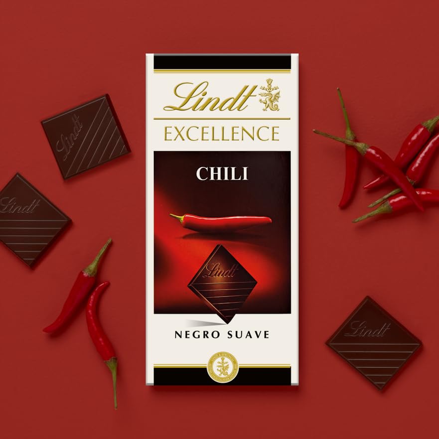 Product image of Lindt Excellence Chili Dark Chocolate Bar 3.5 oz 3.5 oz
