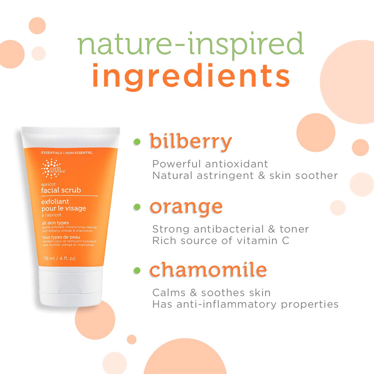 Product image of Earth Science Gentle Exfoliating Facial Scrub Apricot For All Skin Types 4 oz 4 oz Pack of 3