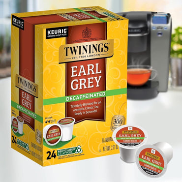 Product image of Twinings Earl Grey Decaf Tea Keurig K-Cups Pack of 24