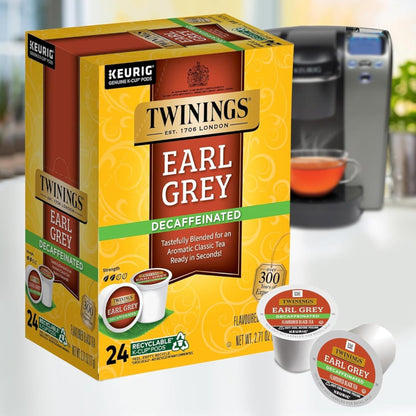 Product image of Twinings Earl Grey Decaf Tea Keurig K-Cups Pack of 24