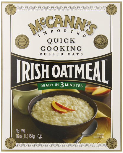 Product image of McCann's Irish Oatmeal Quick Cooking Rolled Oats 16 oz 16 oz