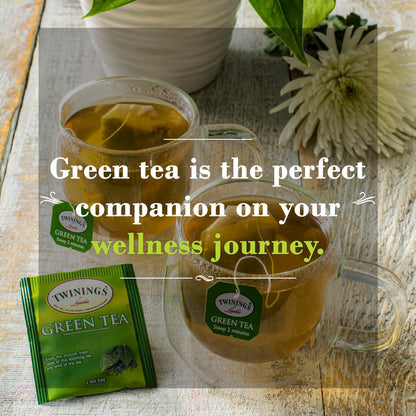 Product image of Twinings Green Tea Tea Bags Caffeinated 50 ct 50 Count