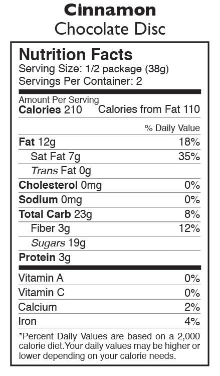 Product image of Taza Chocolate Organic Mexicano Disc 50% Dark Chocolate Cinnamon Vegan 2.7 oz 2.7 oz Pack of 2
