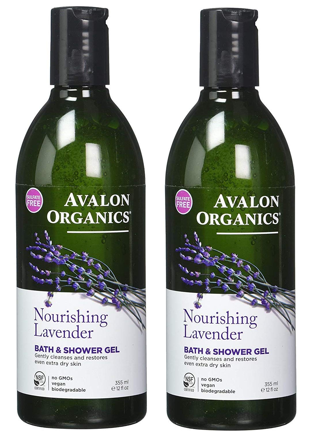 Product image of Avalon Organics Therapeutic Bath and Shower Gel Lavender 32 oz 32 oz Pack of 2