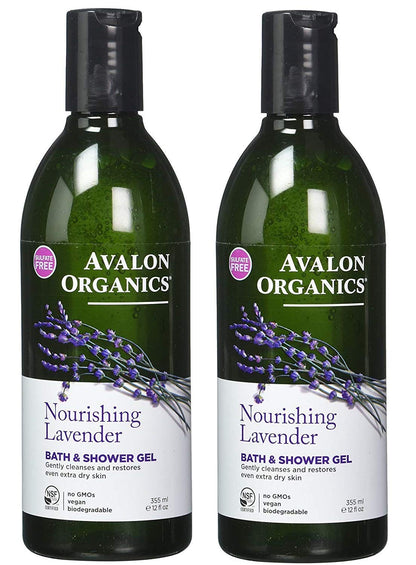 Product image of Avalon Organics Therapeutic Bath and Shower Gel Lavender 32 oz 32 oz Pack of 2