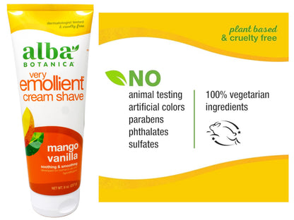 Product image of Alba Botanica Mango Vanilla Cream Shave 8 oz 8 oz Pack of 2