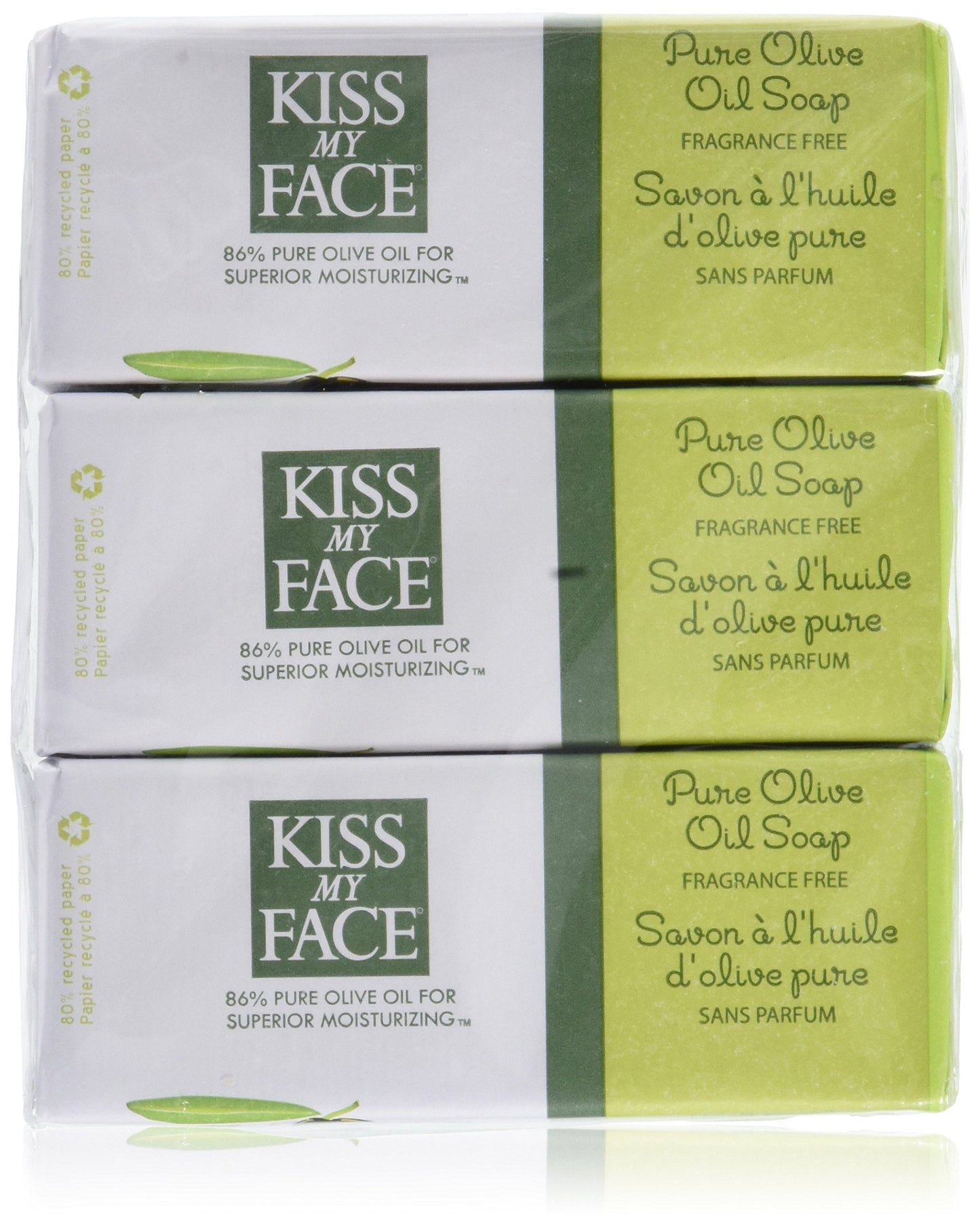 Product image of Kiss My Face Pure Olive Oil Bar Soap 8 oz 8 oz Pack of 6
