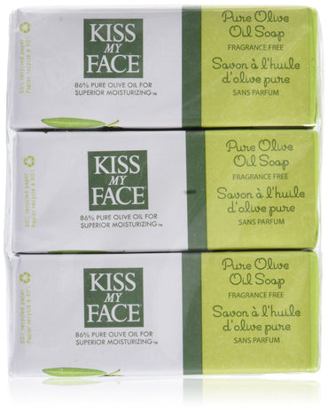 Product image of Kiss My Face Pure Olive Oil Bar Soap 8 oz 8 oz Pack of 6