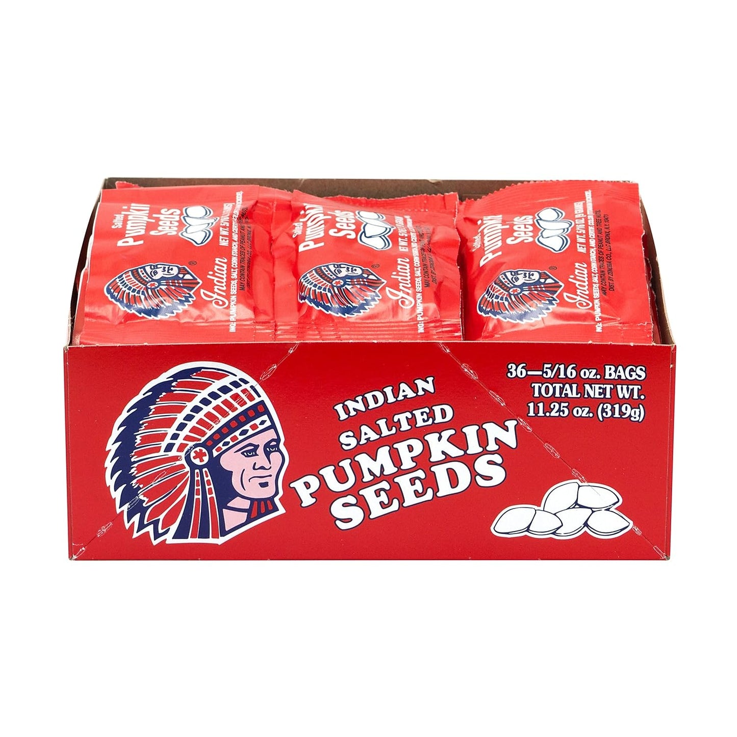 Product image of Indian Salted Pumpkin Seeds Snack Food 16 oz 16 oz Pack of 36