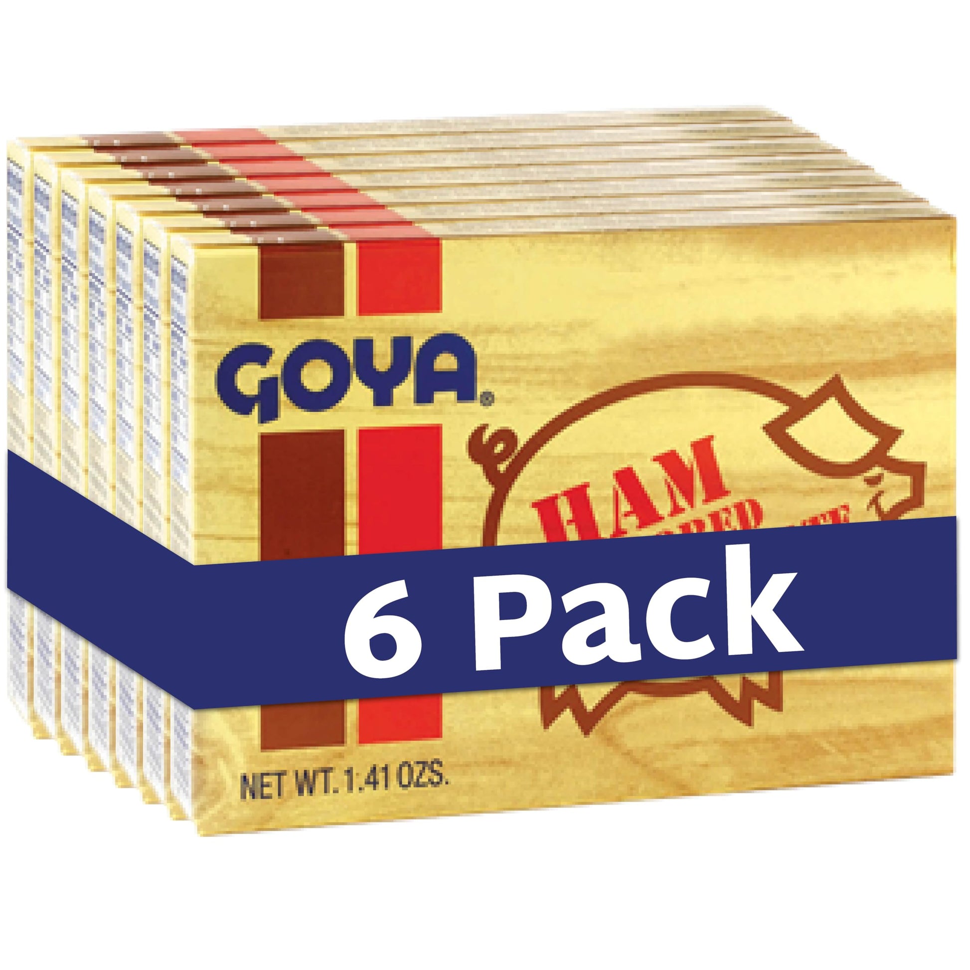 Product image of Goya Ham Base Concentrate Seasoning Ham Bouillon for Beans Soup Poultry Seafood Meat and Vegetables Packets
