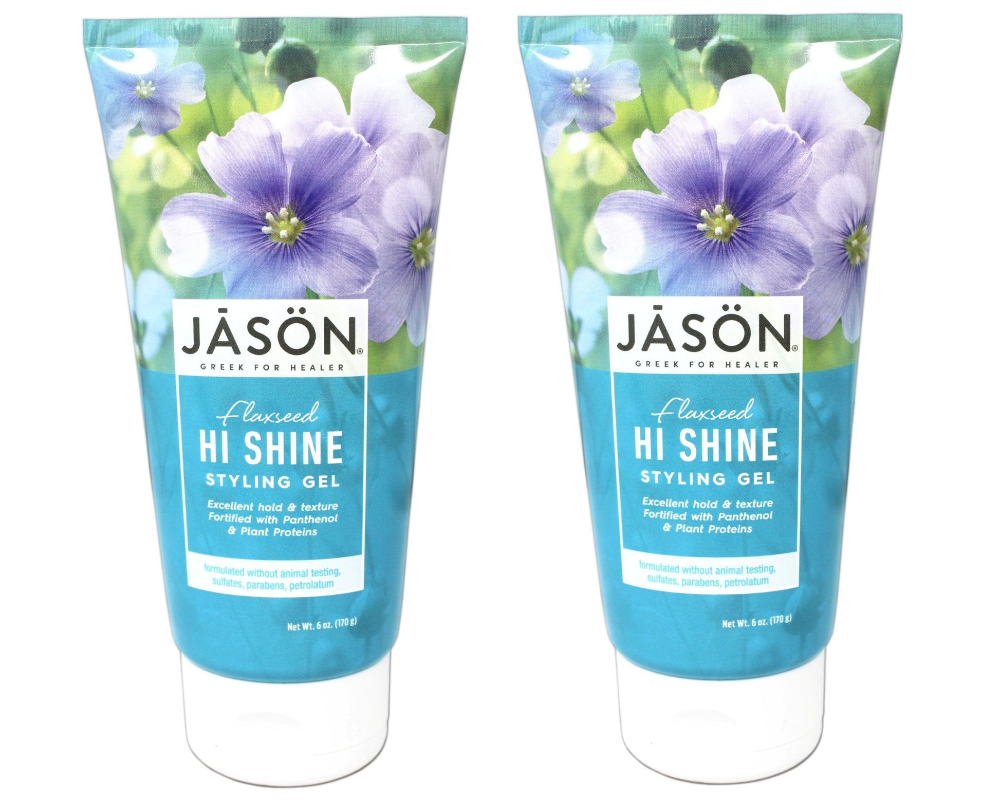 Product image of JASON Flaxseed Hi-Shine Styling Gel Tubes 6 oz 6 oz Pack of 2