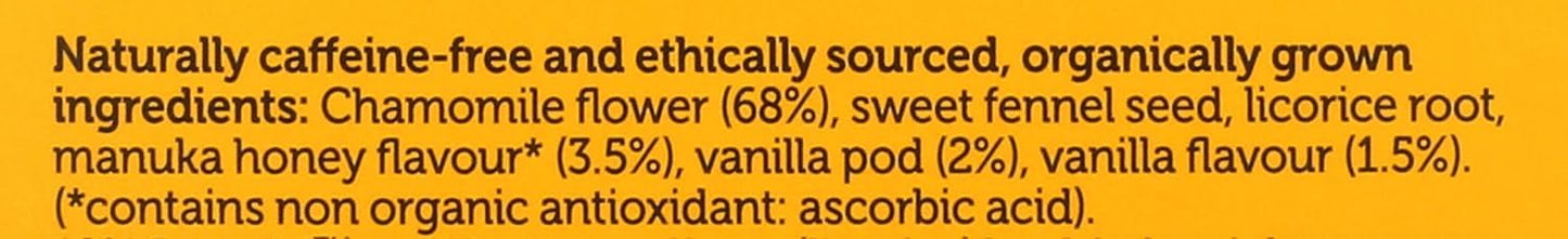 Product image of Pukka Herbal Teas Chamomile Vanilla and Manuka Honey 20 Bags