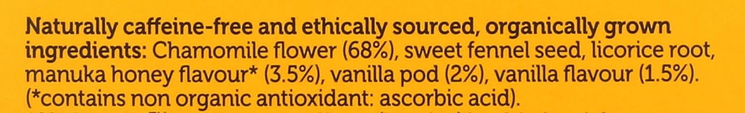 Product image of Pukka Herbal Teas Chamomile Vanilla and Manuka Honey 20 Bags