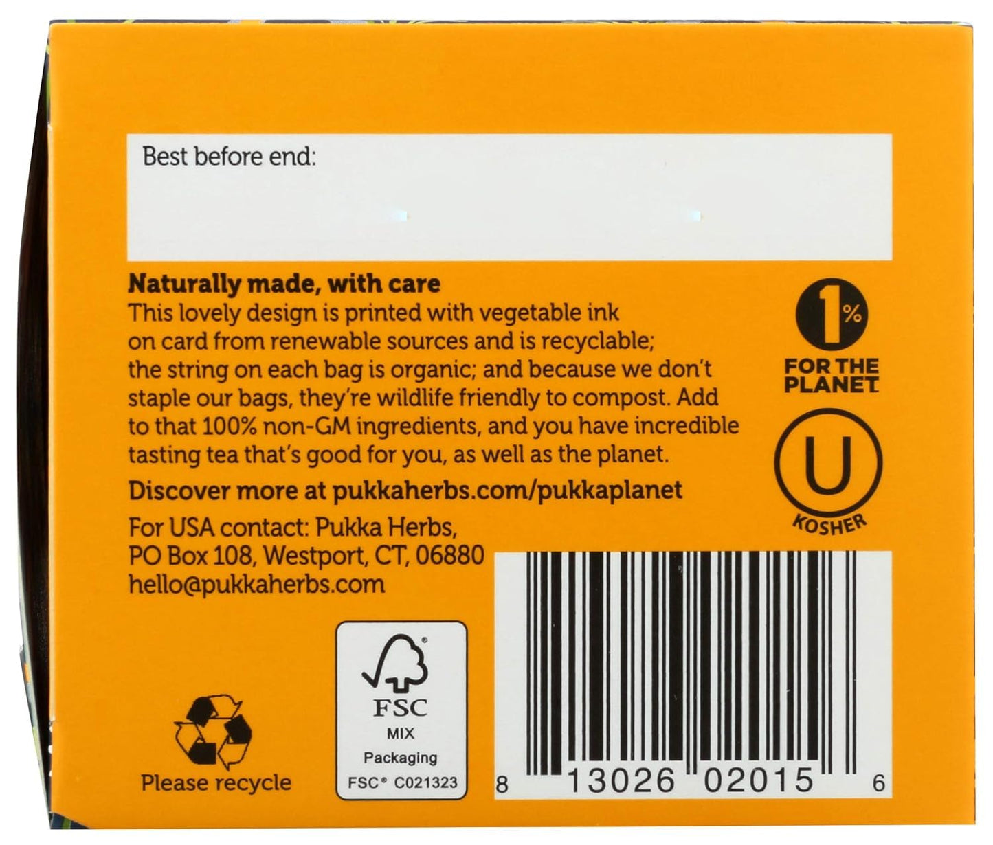 Product image of Pukka Herbal Teas Chamomile Vanilla and Manuka Honey 20 Bags