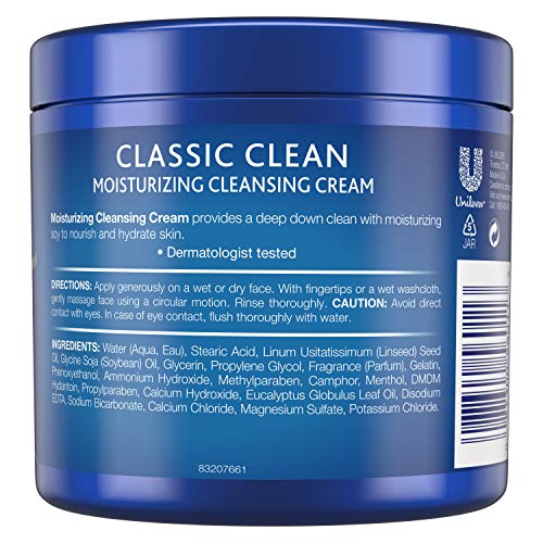 Product image of Noxzema Classic Clean Cream Moisturizing Cleansing Face Skin Care 12 oz 12 oz