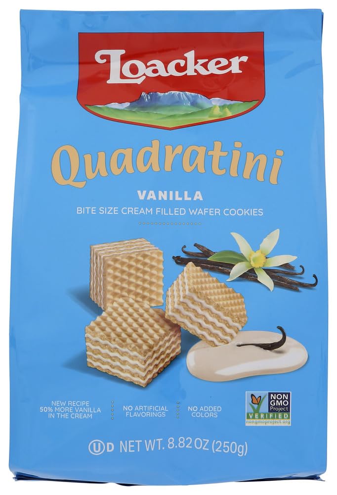 Product image of Loacker Quadratini Vanilla Wafer Cookie Pack 8.8 oz 8.8 oz