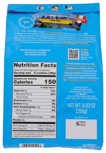 Product image of Loacker Quadratini Vanilla Wafer Cookie Pack 8.8 oz 8.8 oz