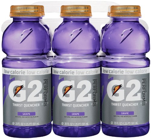 Product image of Gatorade G2 Sports Drink Grape Low Calorie 20-oz Bottles Pack of 12