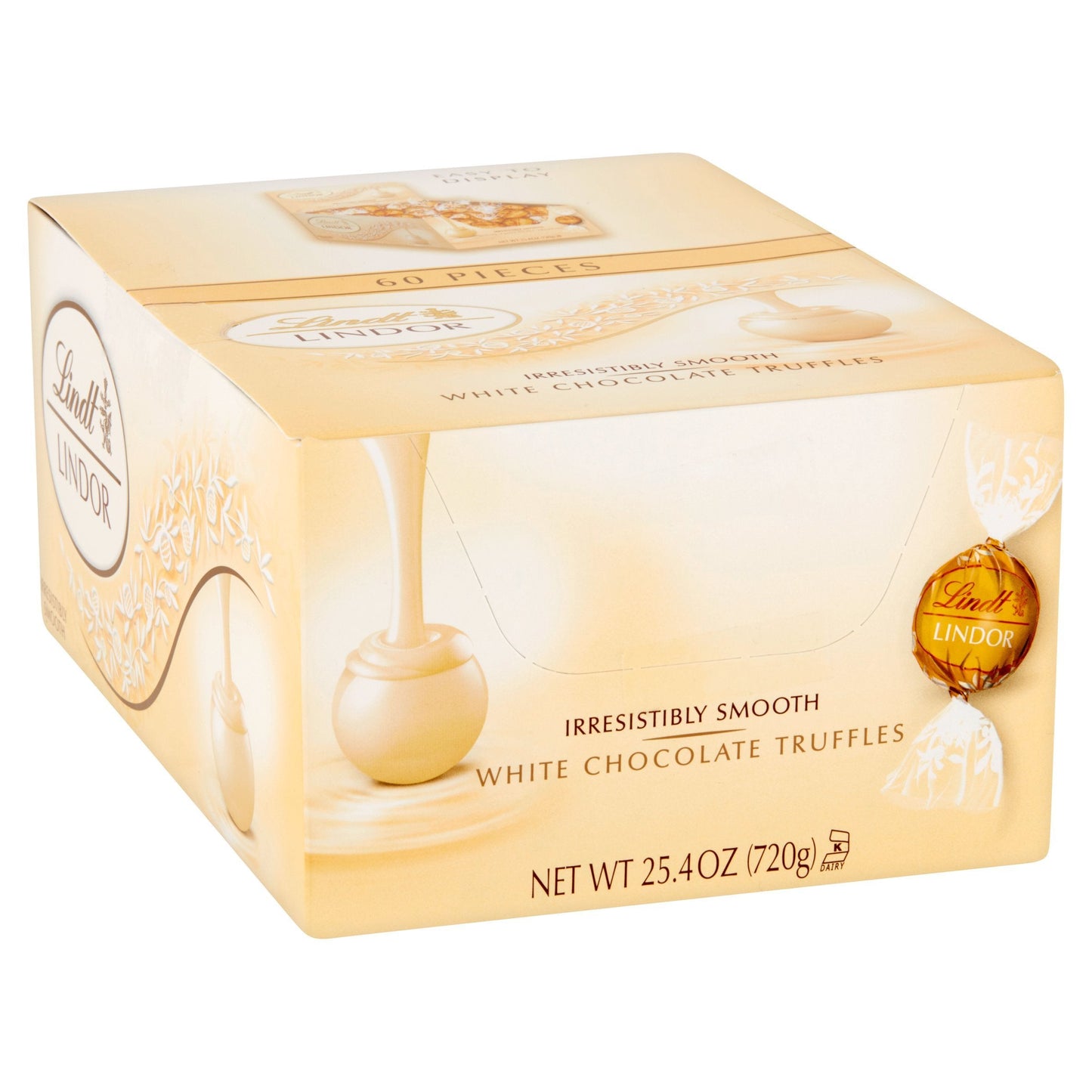 Product image of Lindt Lindor White Chocolate Truffles 1 oz 60 ct 1 oz 60 Count