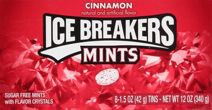 Product image of Ice Breakers Sugar Free Mints Cinnamon 1.5 oz 1.5 oz Pack of 16