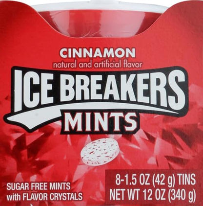 Product image of Ice Breakers Sugar Free Mints Cinnamon 1.5 oz 1.5 oz Pack of 16