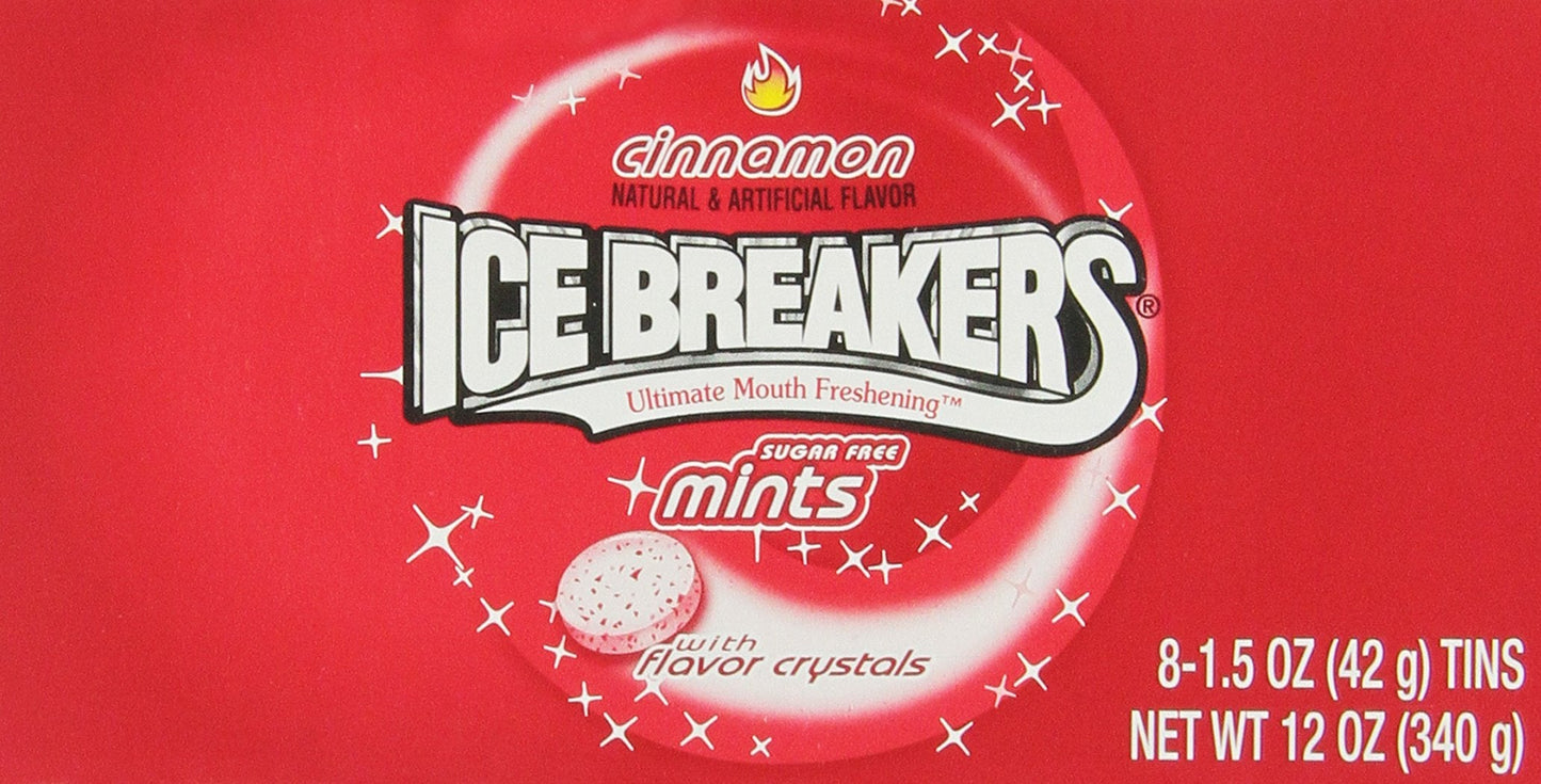 Product image of Ice Breakers Sugar Free Mints Cinnamon 1.5 oz 1.5 oz Pack of 16