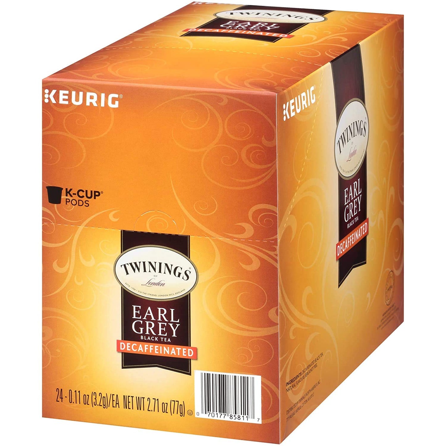 Product image of Twinings Decaf Earl Grey Tea Keurig K-Cups 24 ct Pack of 4