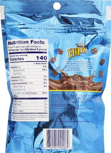 Product image of Demet's Flipz Pretzels Milk Chocolate 5 oz 5 oz