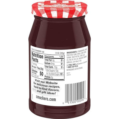 Product image of Smucker's Seedless Strawberry Jam 12 oz 12 oz Pack of 6