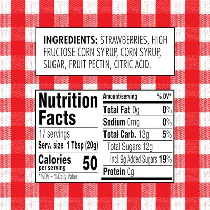 Product image of Smucker's Seedless Strawberry Jam 12 oz 12 oz Pack of 6