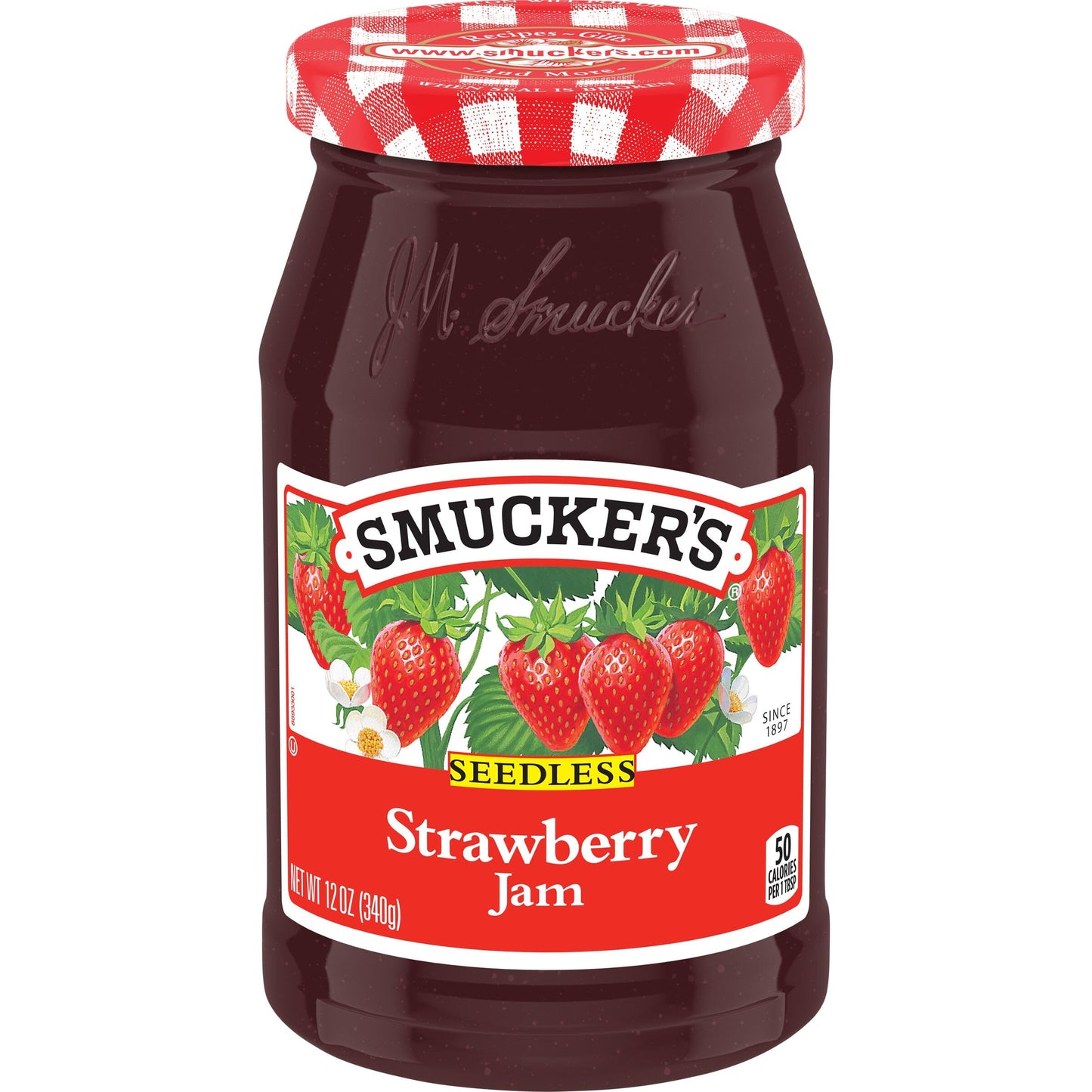 Product image of Smucker's Seedless Strawberry Jam 12 oz 12 oz Pack of 6