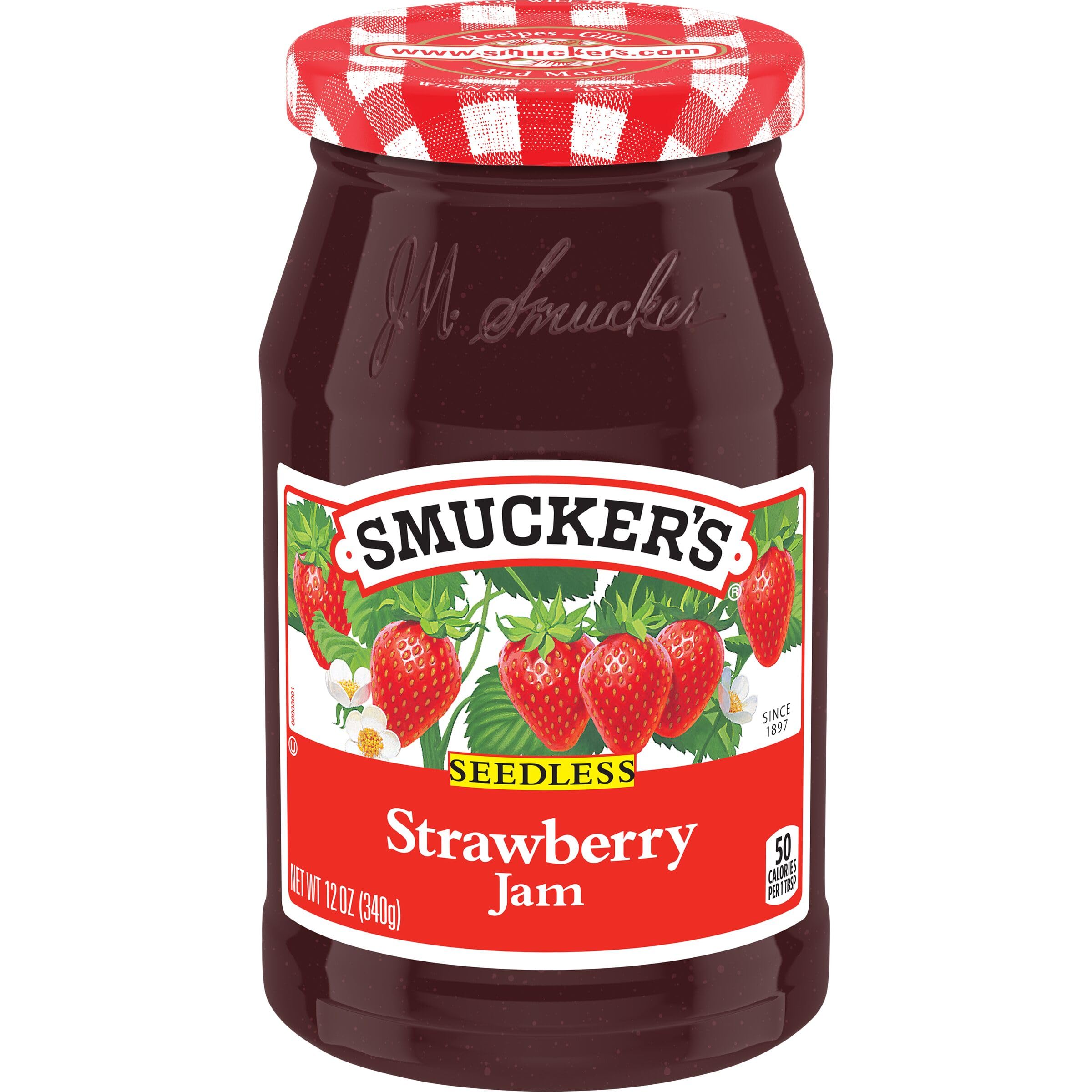 Product image of Smucker's Seedless Strawberry Jam 12 oz 12 oz Pack of 6