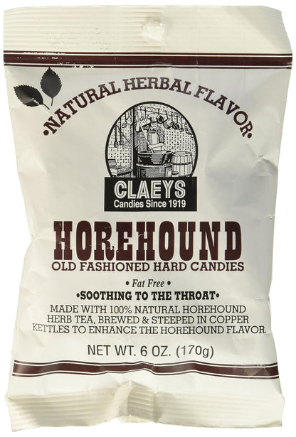 Product image of Claeys Old Fashioned Hard Candy Horehound 6 oz 6 oz