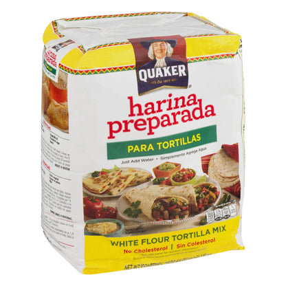 Product image of Quaker Masa Preparada Harina Preparada para Tortillas Corn Flour 4 lb Pack of 4