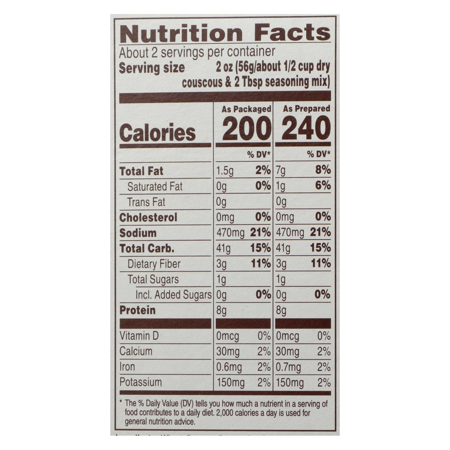 Product image of Near East Basil and Herb Pearled Couscous Mix 5 oz 5 oz Pack of 12