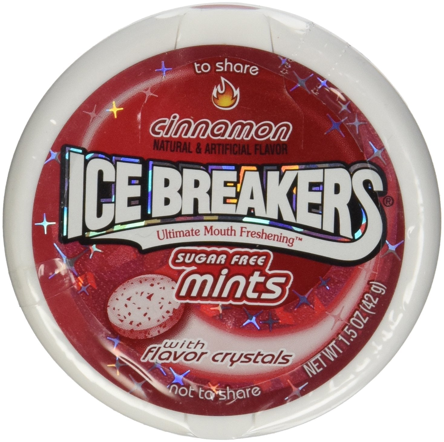 Product image of HERSHEY'S Ice Breakers Cinnamon Mints Tins Pack of 8