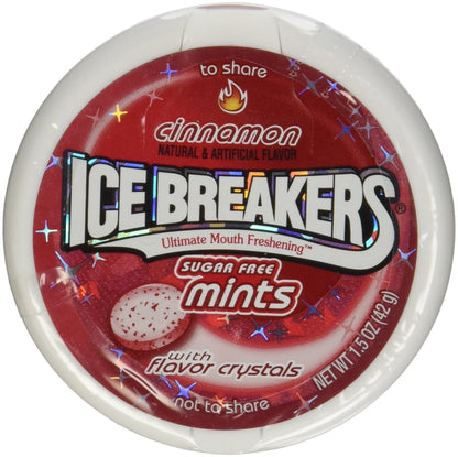 Product image of HERSHEY'S Ice Breakers Cinnamon Mints Tins Pack of 8