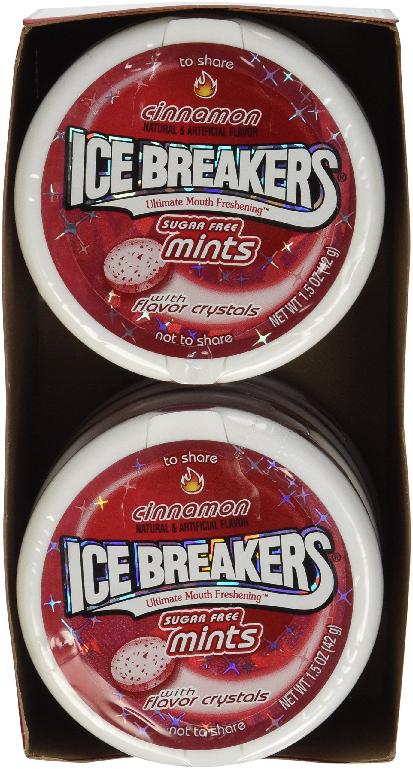 Product image of HERSHEY'S Ice Breakers Cinnamon Mints Tins Pack of 8