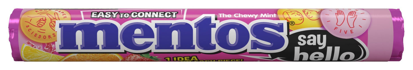 Product image of MENTOS Mixed Fruit Chewy Candy 1.32 oz 1.32 oz Pack of 15