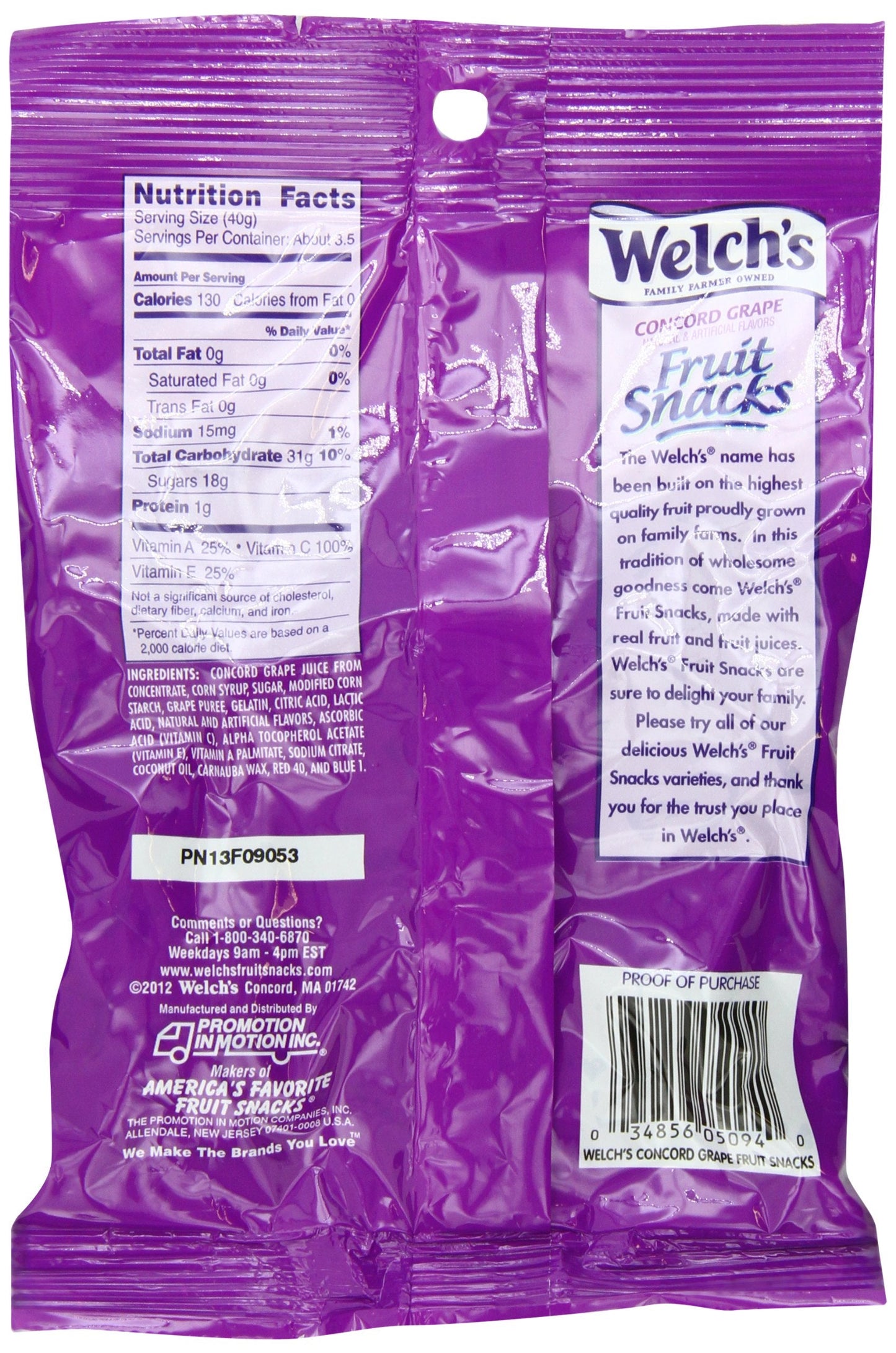 Product image of Welch's Grape Fruit Snacks 5-oz Pack of 12