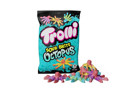 Product image of Trolli Brite Octopus Gummy Candy 4.25 oz 4.25 oz Pack of 12