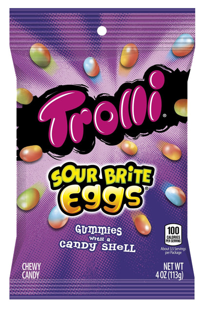 Product image of Trolli Sour Brite Eggs Gummy Candy Bag 4 oz 4 oz Pack of 12