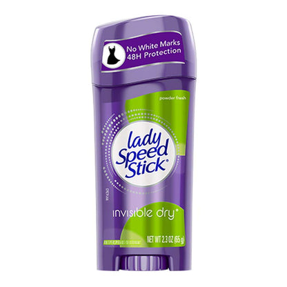 Product image of Lady Speed Stick Antiperspirant and Deodorant Invisible Dry Powder Fresh Scent 2.3 oz 2.3 oz Pack of 2