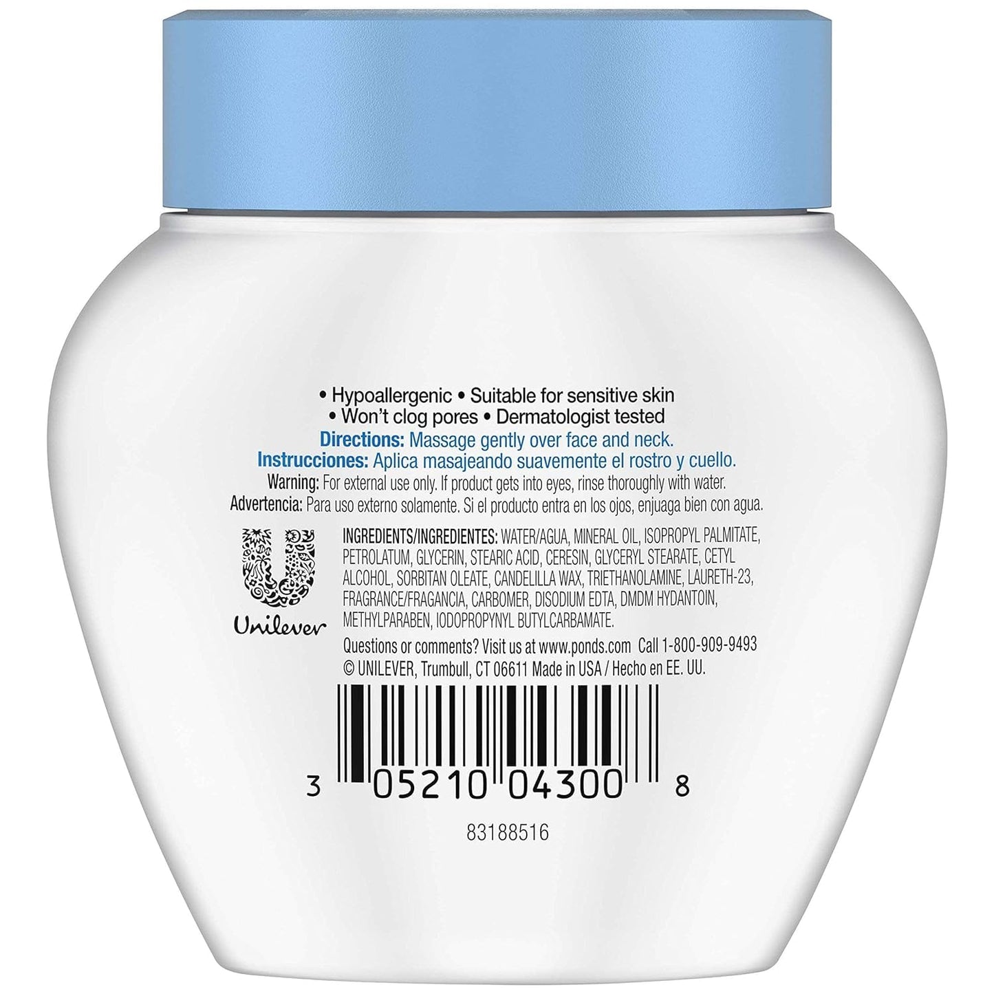 Product image of POND'S Dry Skin Cream 3.9 oz 3.9 oz Pack of 2