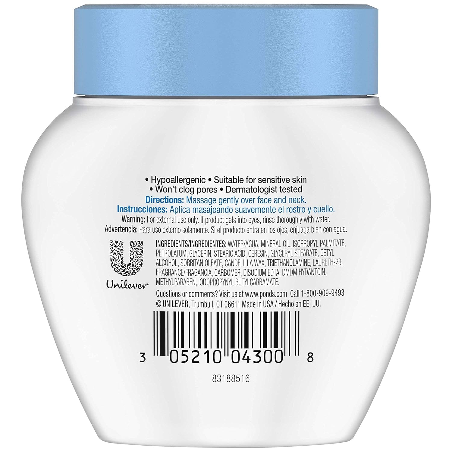 Product image of POND'S Dry Skin Cream 3.9 oz 3.9 oz Pack of 2
