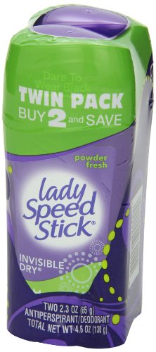 Product image of Lady Speed Stick Antiperspirant Invisible Dry Powder Fresh 2.3 oz 2.3 oz Pack of 2