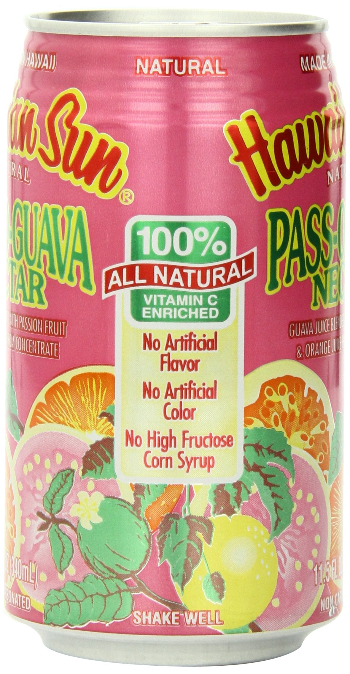 Product image of Hawaiian Sun Pass-O-Guava Nectar Beverage 11.5-oz Pack of 24